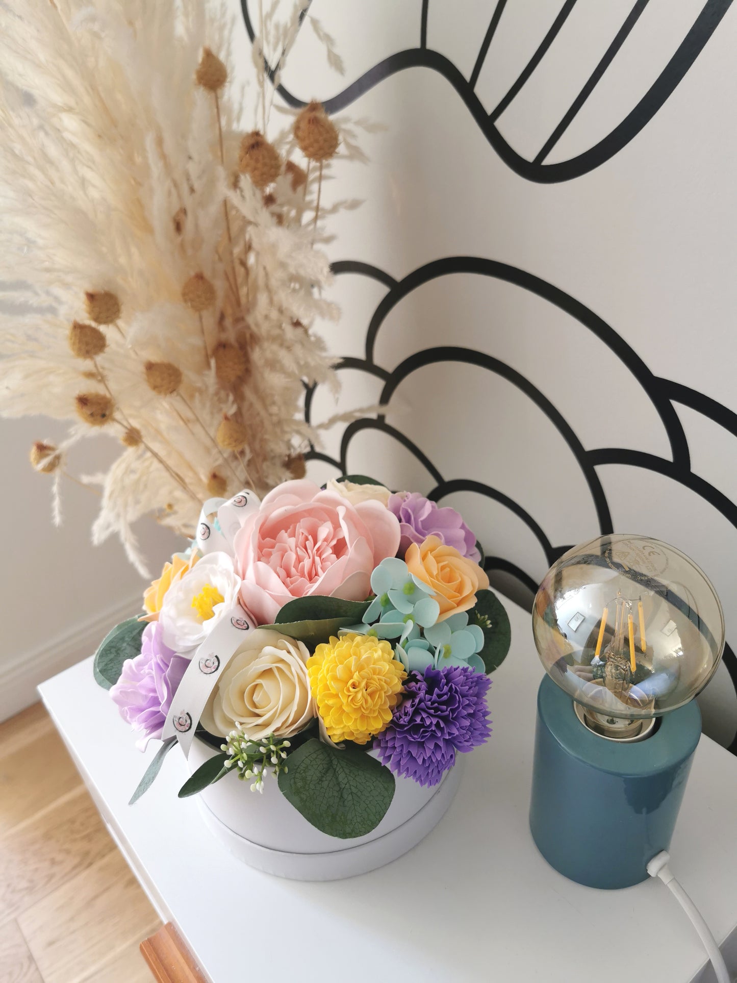 fleurs eternelles, fleurs en savon, cadeau parfait, cadeau pour femme 30 ans, cadeau pour femme 40 ans, cadeau pour femme 50 ans, cadeau originale pour maman