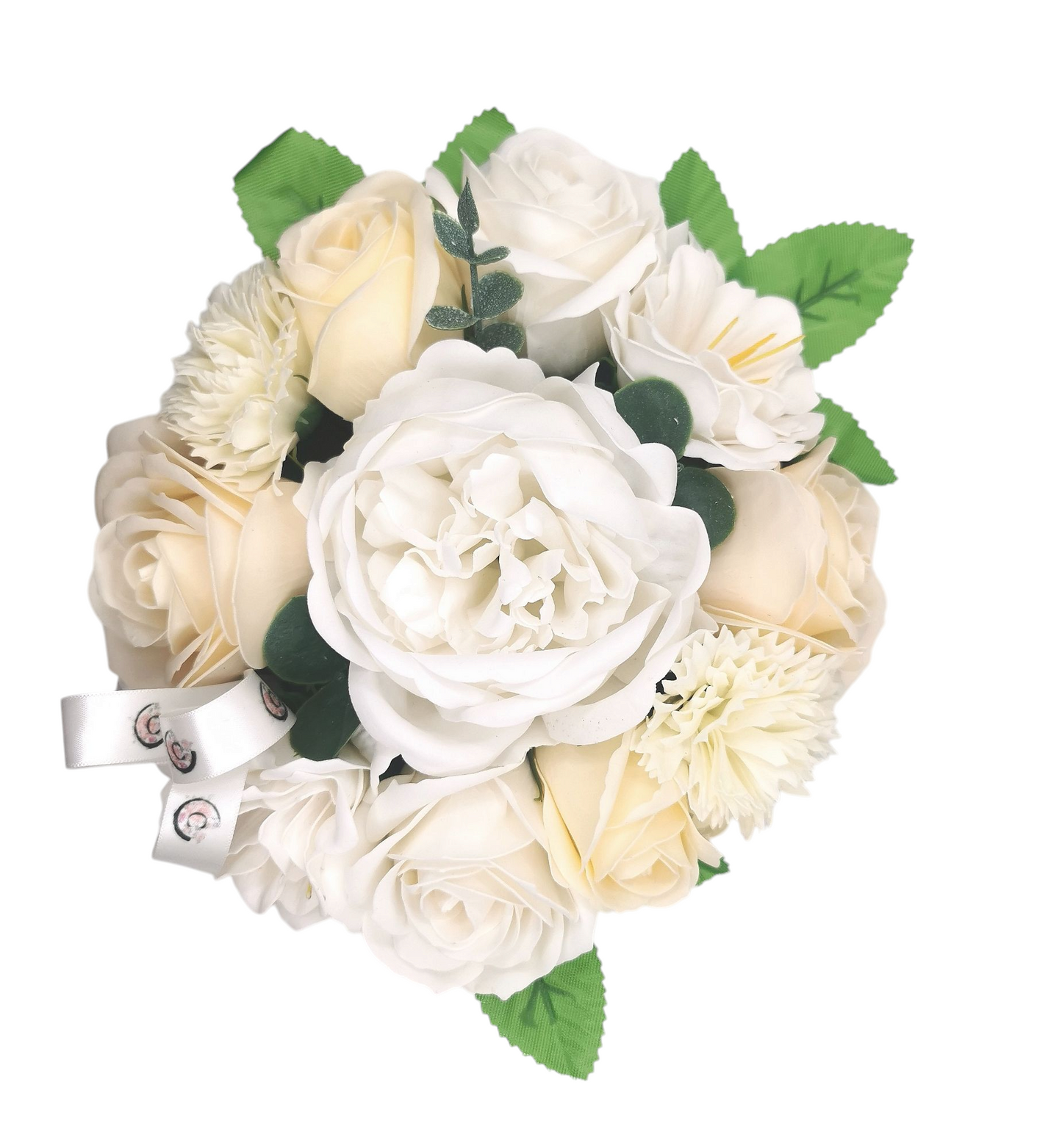 Composition Appoline, fleurs de savon variées ( rose, pivoine, œillet…)