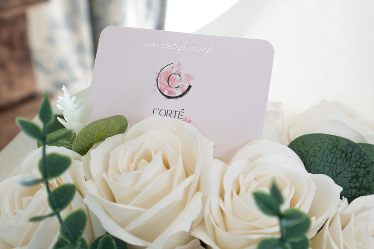 Fleurs de savon à l'unité ou petits bouquets à offrir
