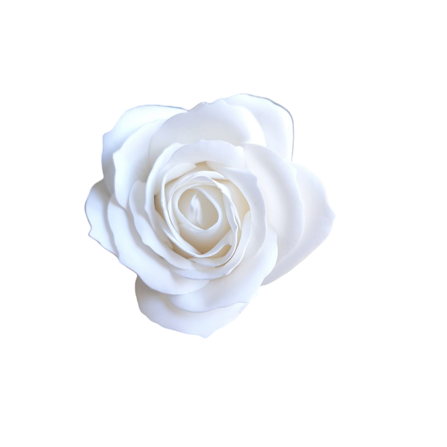Rose privée de la Roseraie en savon à l'unité : rouge, blanc, fuchsia ou rose.