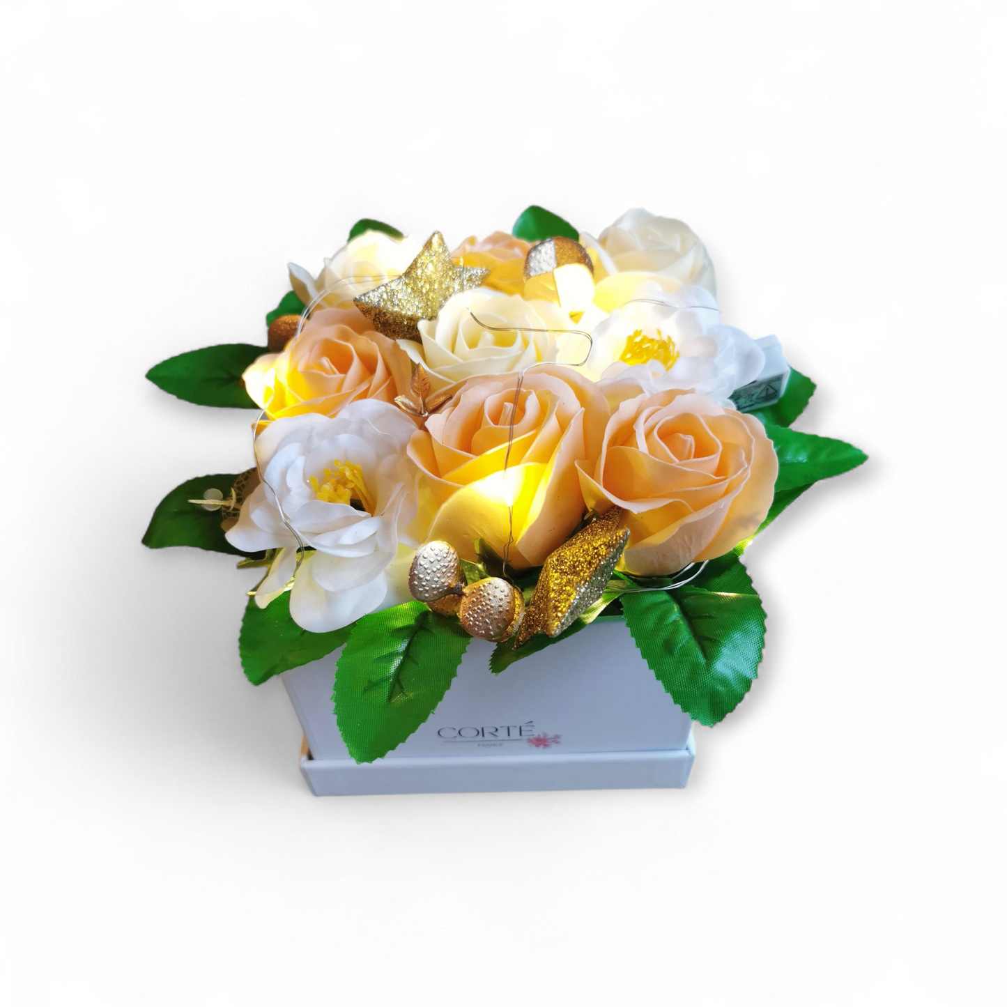 ✨Composition en fleurs de savon Eclat de Noël