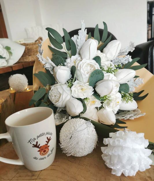 Notre bouquet "une saison en hiver" taille unique