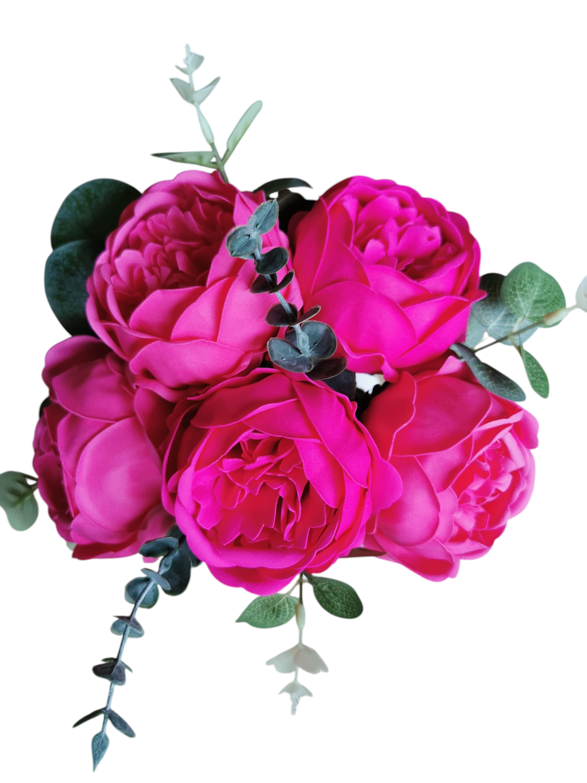 "Bouquet de 5 pivoines dans son vase" Corté France