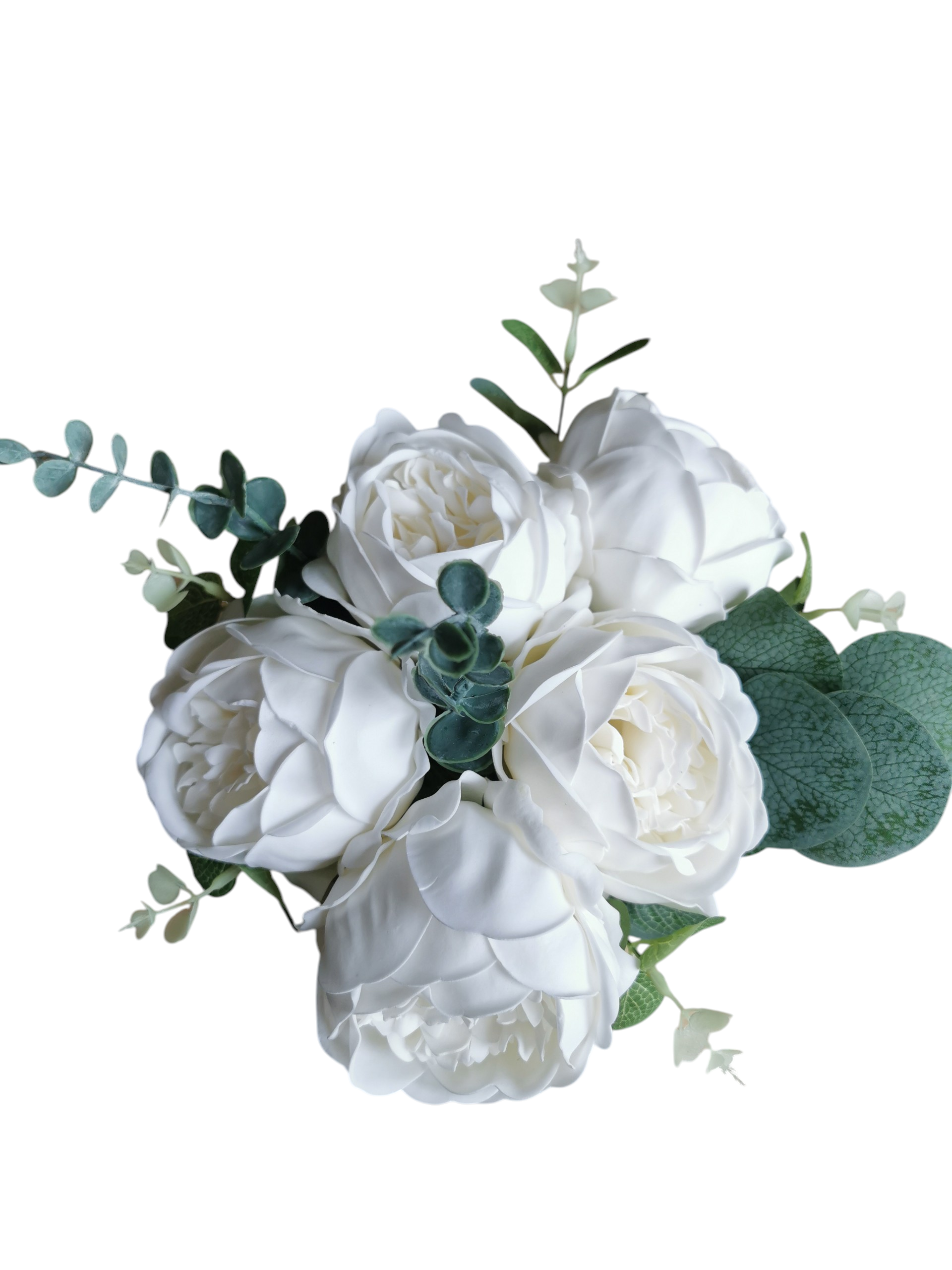 Bouquet de 5 pivoines dans son vase Corté France